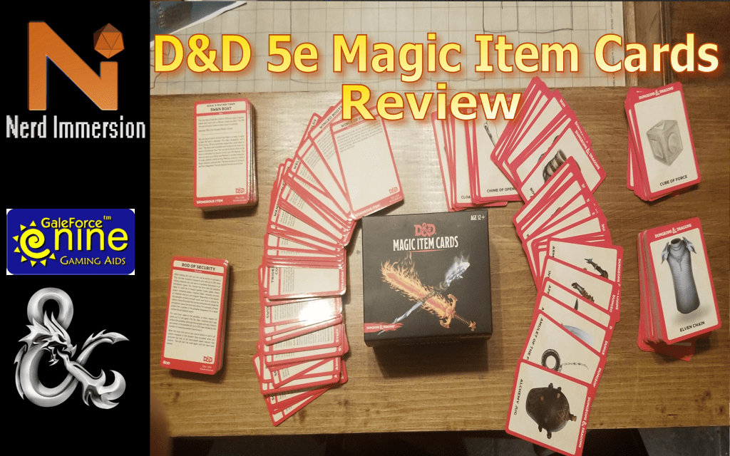 D&d 5e Dmg Magic Item Cards